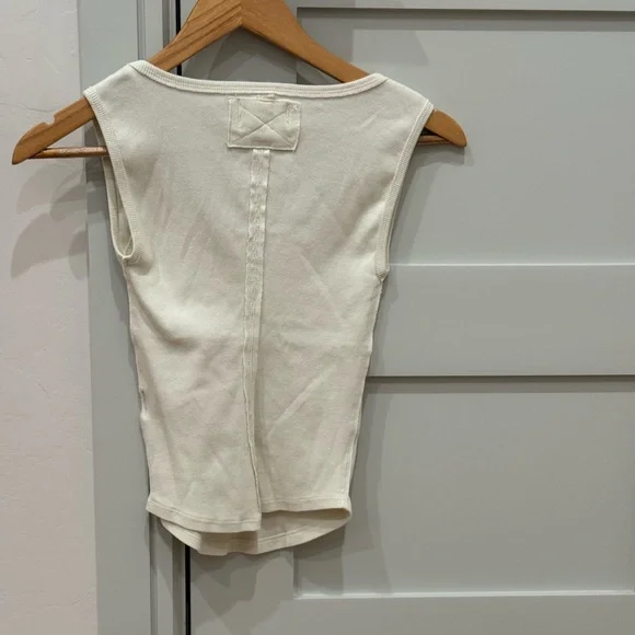 Free People -We The Free Hummingbird Cream Tank Top - Picture 2 of 6